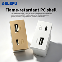 DELEFU Interruptor de Tecla de Función AC de 10W - Botón de Combinación Libre DIY - Accesorios para Enchufes de Pared para el Hogar - Envío Gratis