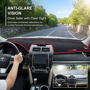 Alfombrilla para el Tablero del Coche para <span class=keywords><strong>Audi</strong></span> <span class=keywords><strong>A3</strong></span> <span class=keywords><strong>Sportback</strong></span> 2024, Cubierta de Silicona para el Tablero, Protección Solar, Aislamiento Térmico, Antideslumbrante, Antideslizante, Protector <span class=keywords><strong>Interior</strong></span> - Product Image 4