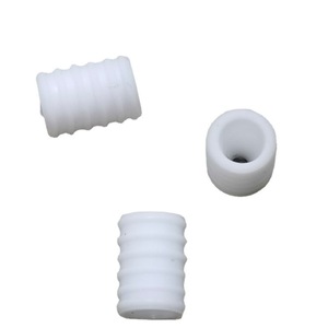 Hebillas roscadas de plástico blanco para ajuste de mascarillas, ajuste duradero - Product Image 4