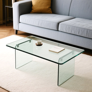 Bàn trà kính cường lực hiện đại, trang nhã, vật trang trí trung tâm cho nhà cửa và sân vườn - Product Image 4