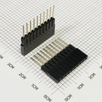 Connecteur femelle à 10 broches de 2,54 mm, connecteurs à broches droites, connecteur de prise surélevé ESW-110