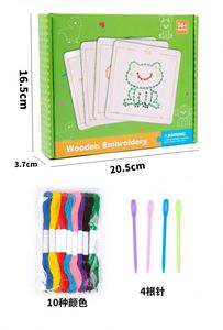 Juguete de Cuentas de Madera para Enhebrar, Ideal para Viajes, Fiestas y Actividades, Juego de Enhebrar Animales para Niños de 4 a 6 Años - Product Image 6
