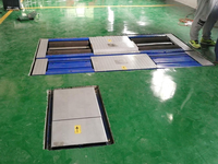 LUTRO Línea de Inspección de Ruedas 3 en 1 para Vehículos de Pasajeros, Probador de Carga de Ruedas y Frenos de Deslizamiento Lateral de 4T