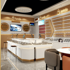 <span class=keywords><strong>Vitrine</strong></span> de présentation de lunettes de soleil personnalisable, mobilier élégant pour magasin de <span class=keywords><strong>d</strong></span>étail, comptoir à lunettes pour centre commercial - Product Image 2