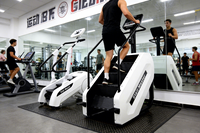 Máquina de Escalada Eléctrica Profesional para Gimnasio, Silenciosa, Resistente, de Metal, para Entrenamiento Aeróbico y Ejercicios de Core