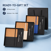 Coffret cadeau d'entreprise OEM, bloc-notes A5 personnalisé écologique, cadeau promotionnel de bureau en gros