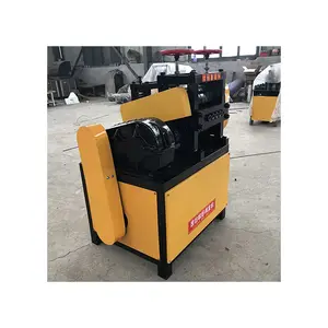 Portable 6-16MM Used Rebar Straightening Machine Customized Voltage 380V/220V Steel Wire Bar Straightener