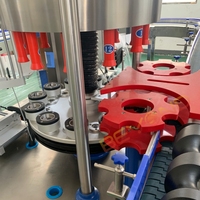 Machine d'étiquetage rotative à haute vitesse 8000 BPH pour bouteilles d'huile en PET de 1L et 5L, étiqueteuse automatique à colle thermofusible OPP