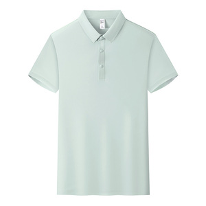 เสื้อโปโลชาย 210 กรัม ผ้าโพลีเอสเตอร์ถัก แขนสั้น สีพื้น ใส่ได้ทุกวัน ปรับแต่งได้พร้อมพิมพ์โลโก้ - Product Image 1