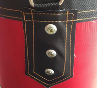 Sac de frappe suspendu personnalisé en tissu Oxford robuste et cuir, pour entraînement de boxe, avec remplissage de sable écologique
