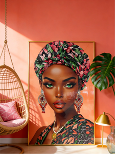 <span class=keywords><strong>งาน</strong></span>ศิลปะภาพเหมือนบนกระเบื้องคริสตัลและภาพวาด <span class=keywords><strong>ภาพ</strong></span>ผู้หญิงสวยงามสมัยใหม่ <span class=keywords><strong>ภาพ</strong></span>ตกแต่งผนัง - Product Image 1