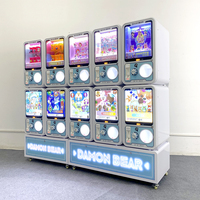 Distributeur automatique de capsules Sunmo 100 120 MM en acier, machine à bonbons à monnayeur pour location
