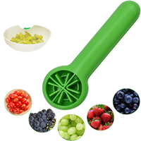 Coupe-cerise fraise trancheuse de raisin multifonctionnelle sans lame sécurité ABS coupe manuelle Gadget fournitures de cuisine à domicile