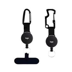 Multi-Tool Eco-Friendly Cross Theme Carabiner Keychain Heavy Duty Badge Holder Steel Cable Clasp Outdoor Sports Hanging
