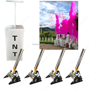 Canon à Poudre Rose et Bleue pour Révélation du Sexe du Bébé, Effet Feux d'Artifice, Lanceur de Fête, Activation à un Clic, Vente en Gros - Product Image 2