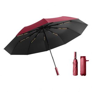 Wholesale Travel 21Inch 10K Auto Open and Close 3Fold Umbrella With Logo Printing - Product Image 1