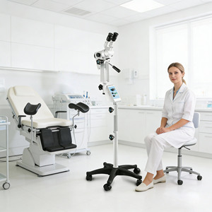 Caméra vaginale médicale KN-2200BI Colposcopie gynécologique Colposcope optique <span class=keywords><strong>numérique</strong></span> vidéo avancé binoculaire - Product Image 1