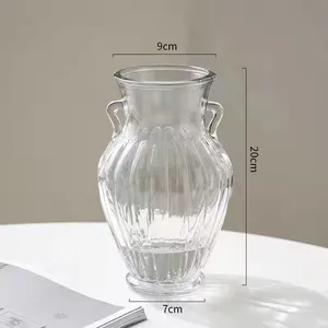 Eenvoudige Stijl Decoratief Bloemstuk Glas Lege Pot/Vaas Voor Huis, Tuin, Bruiloft