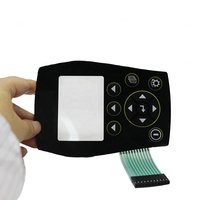 Prix attractif Nouveau type Interrupteurs à membrane en polycarbonate Panneau de télécommande brillant Fours à micro-ondes Autocollants de découpe laser