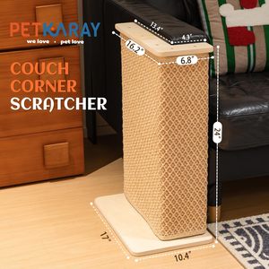 Rascador Clásico Extendido <span class=keywords><strong>de</strong></span> Sisal para Gatos, Protector <span class=keywords><strong>de</strong></span> Esquina <span class=keywords><strong>de</strong></span> Sofá Más Ancho, Protector <span class=keywords><strong>de</strong></span> Muebles para <span class=keywords><strong>el</strong></span> Hogar - Product Image 2