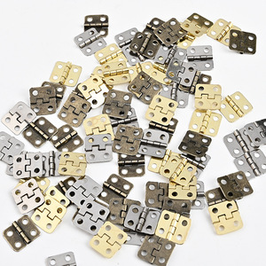 Furniture Hinge 4 Mm Thickened Iron Surface Mount Industrial Style Durable Plated For Cabinet Body Accessories - Product Image 1