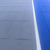 Dalles de sol emboîtables antidérapantes de qualité supérieure pour terrains de sport, design moderne, installation facile par clic - pour gymnases et écoles