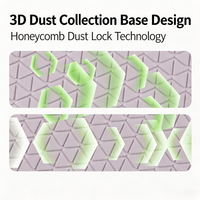 Balai électrostatique professionnel à plat avec plaque EVA, pour usage humide et sec, tampons jetables, logo personnalisé OEM