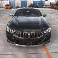 Pour Série 8 G14 G15 G16, lèvre de pare-chocs avant en fibre de carbone à trois sections, style M-Sport, 2D 4D 2018-2024, kits de carrosserie OLIVER