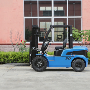 Forklift Diesel 3 Ton 3000kg Counterbalance Transmisi Otomatis/Hidrolik/Mekanis Berkualitas Tinggi Bersertifikasi CE - Product Image 1