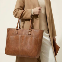 Sacs à main en cuir personnalisés pour femmes, luxe discret, sac fourre-tout à rabat, grande capacité, pour le bureau, logo personnalisé, marque privée