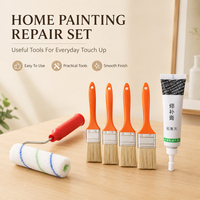 Rouleau de peinture ovale multi-tailles fabriqué en usine, à poils synthétiques, outils de peinture pour la maison et l'artisanat