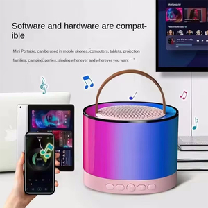 ชุดลำโพงคาราโอเกะแบบไร้สายสำหรับเด็ก, ลำโพงเครื่องเล่นเพลงพกพาสำหรับเดินทางที่บ้านพร้อมไมโครโฟน - Product Image 5