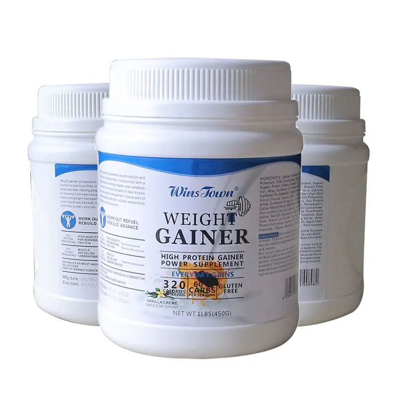 Thắng thị trấn tăng cân protein bột tập thể dục tăng cân thực phẩm chế độ ăn uống bổ sung tăng trưởng cơ bắp tăng cân cô lập Whey Protein