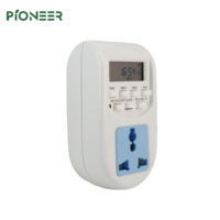 Enchufe de temporizador inteligente de 2300W, interruptor de sincronización electrónico de alta potencia, pantalla LCD, enchufe de cuenta regresiva, ahorro de energía para máx. 240V