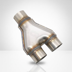 Punta de Escape de Acero Inoxidable 201 de Alta Calidad SQS, Personalización de Fábrica, <span class=keywords><strong>Precio</strong></span> de Fábrica, Conector Adaptador de Escape Doble para Lexus - Product Image 1