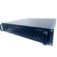 Système de sonorisation professionnel en métal Hifi & BT & SD 360W 70V/100V Amplificateur 2.0 canaux pour équipement audio YFY-WH-360M