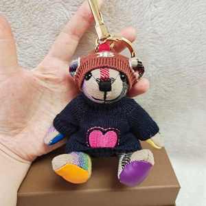 Nóng bán sang trọng <span class=keywords><strong>Keychain</strong></span> phim hoạt hình đồ chơi sang trọng Áo gió <span class=keywords><strong>Keychain</strong></span> vài túi Mặt dây chuyền mềm bông Cashmere kẻ sọc <span class=keywords><strong>Keychain</strong></span> đồ chơi sang trọng - Product Image 4