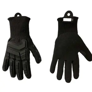 Sarung tangan pelindung dilapisi PU, sarung tangan kerja konstruksi aman Anti potong tahan