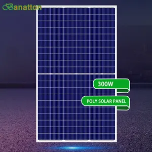 Banatton 200W 250W 300W Poli Pannello Solare Cina Policristallino Pannelli Solari Prezzo di Costo Con Il Prezzo Poco Costoso per L' Uso della Casa