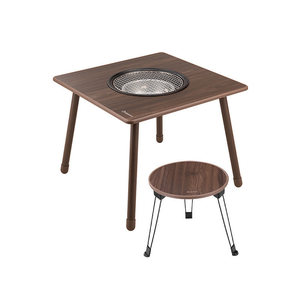 Diplomat Outdoor Folding <b>Table</b> Square With Cooling Sink And Charcoal Basin For Tea And Barbecue DFJ-702 - Product Image 5