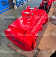 KINGER Tondeuse à fléaux Wasteland Mulcher Hydraulic Bushes Mulcher Excavator