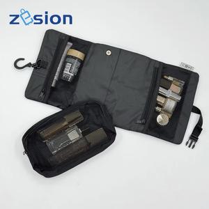 Bolsa de Maquillaje Personalizada, <span class=keywords><strong>Neceser</strong></span> de Viaje Plegable, Bolsa de Cosméticos Ecológica de RPET con Logotipo Personalizado y Colgador - Product Image 3