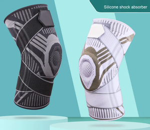 Erkek spor sıkıştırma dizlik Patella koruyucu bahar diz desteği pedleri ile eklem ağrısı giderici dirsek ve diz pedleri için - Product Image 6