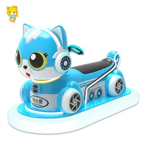 Shopping Mall Amusement Park Playground Bumper Car Lovely Design Naughty cat Bumper Car for Kids