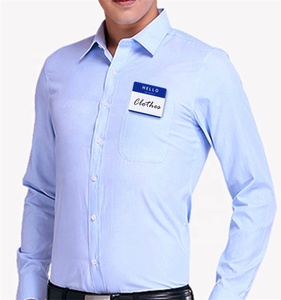 Hybsk Hola mi nombre <span class=keywords><strong>es</strong></span> azul Etiqueta de nombre de identificación pegatinas 3-1/2 pulgadas x 2-3/8 pulgadas Total 200 etiquetas - Product Image 3