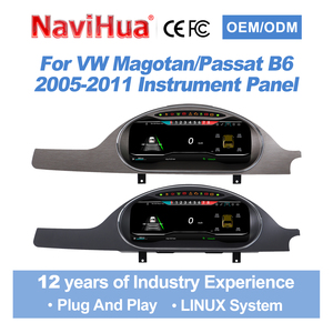 Nuevo Panel de Instrumentos Digital LCD para VW Volkswagen Magotan/Passat B6 2005-2011, Velocímetro con Sistema Linux, Carplay - Product Image 1