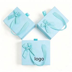 New Hot Spot Light Blue Drawer <b>Box</b> Simple Cosmetic Cups <b>Gift</b> <b>Box</b> Companion <b>Gift</b> Birthday <b>Gift</b> Packaging Rose Mystery <b>Box</b> - Product Image 2