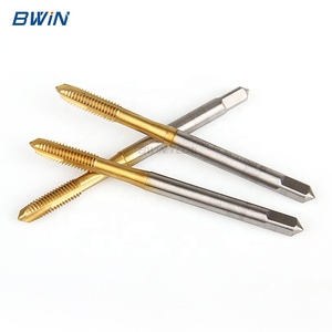 BWIN Nhà Máy OEM Bán Buôn M6x1 <span class=keywords><strong>HSS</strong></span> Co Ti Tráng Xoắn Ốc Mũi Nhọn Vòi Máy Sáo Vít Tap - Product Image 2