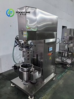 Homogénéisateur Disperseur Émulsifiant Pasteurisateur de Laboratoire, Homogénéisateur à Cornet, Mélangeur Disperseur