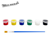 12 couleurs 3ml peinture acrylique bricolage ensemble de peinture ensembles de peinture populaires pour enfants peinture d'art